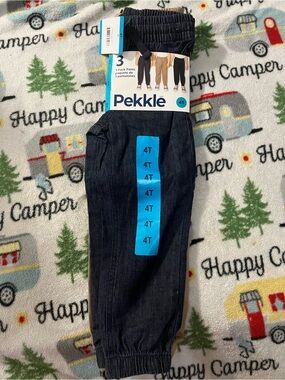 Pekkle Boys 3-Pack and Pants - 3 different colors(4T)